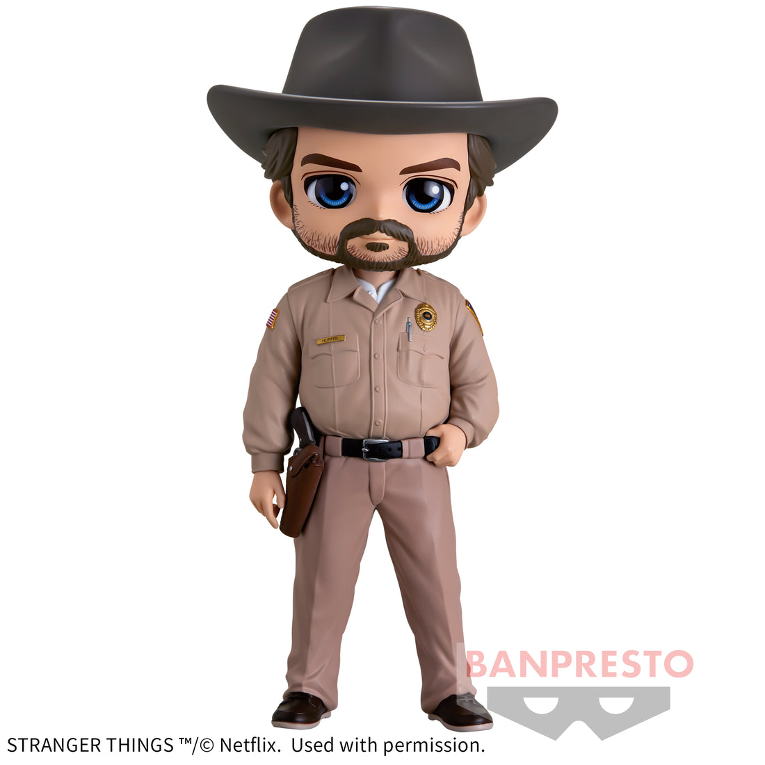 Banpresto Crane Game Stranger Things Jim Hopper Q posket Figure main product photo