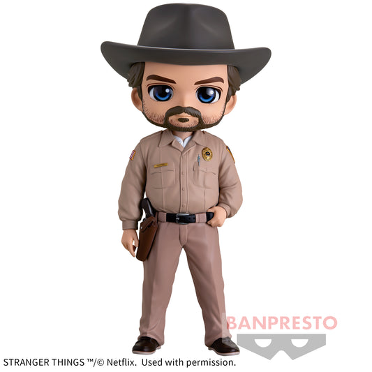Banpresto Crane Game Stranger Things Jim Hopper Q posket Figure main product photo