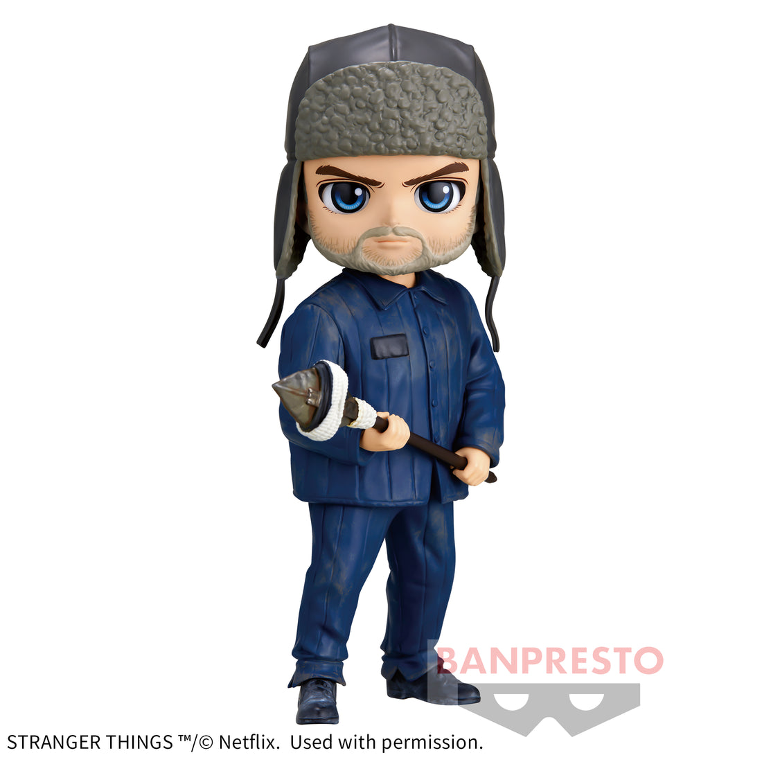 Banpresto Crane Game Stranger Things Jim Hopper Vol. 2 Q posket Figure main product photo