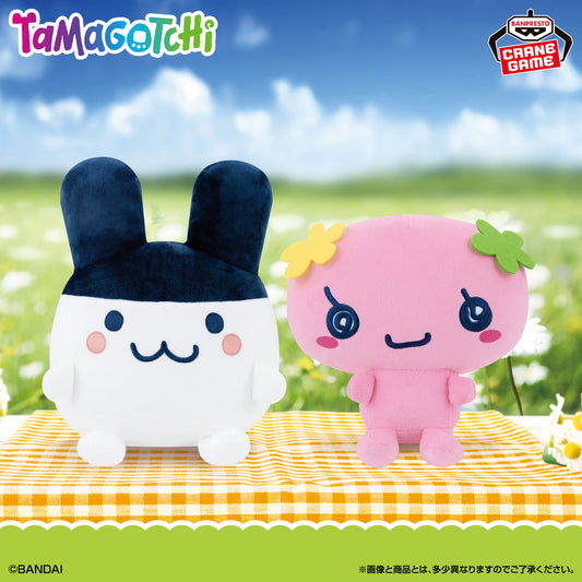 Banpresto Crane Game Tamagotchi Mimitchi and Flowertchi Mofugutto Plush main product photo