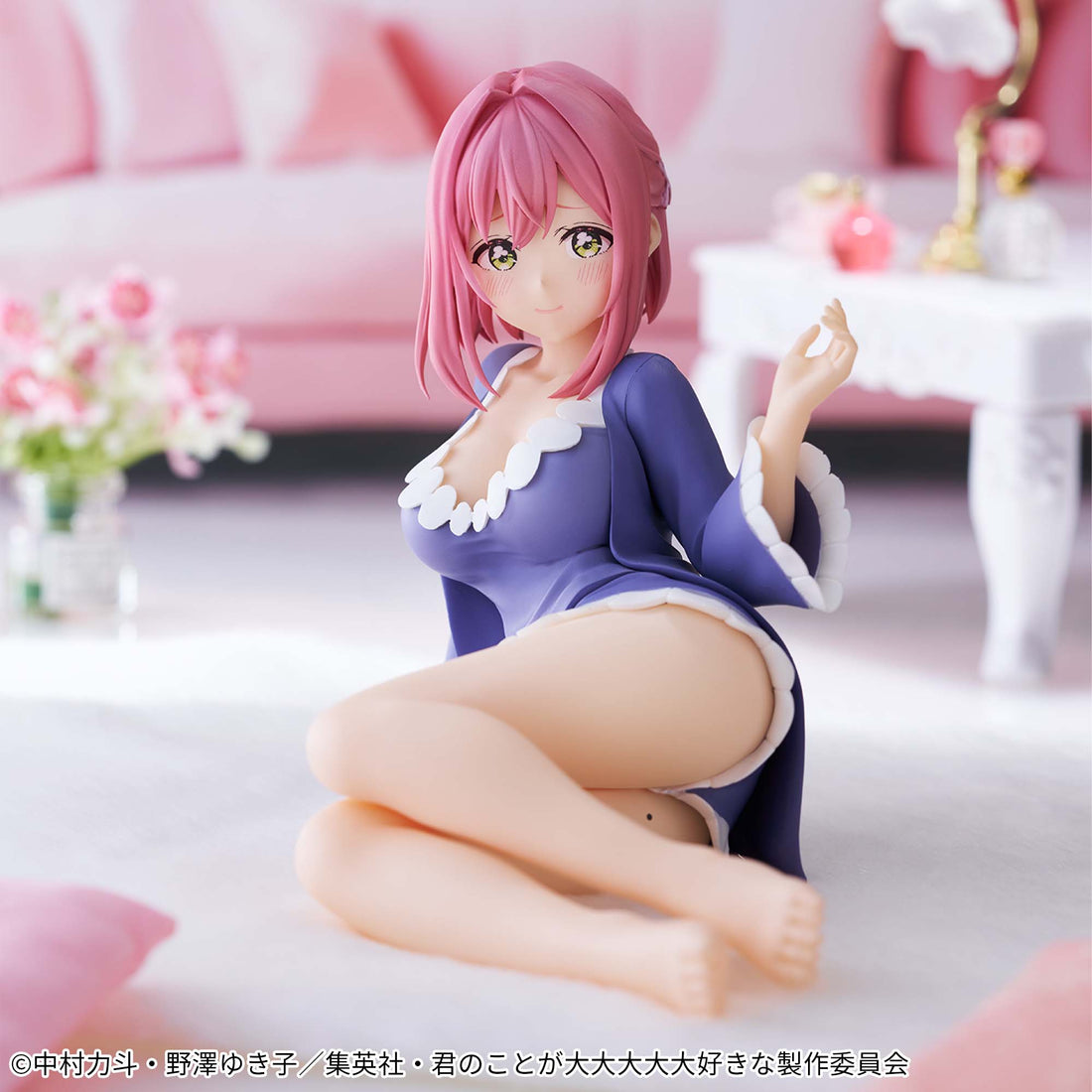 Banpresto Crane Game The 100 Girlfriends Who Really Really Really Really Really Love You Hakari Hanazono Relax time Figure main product photo