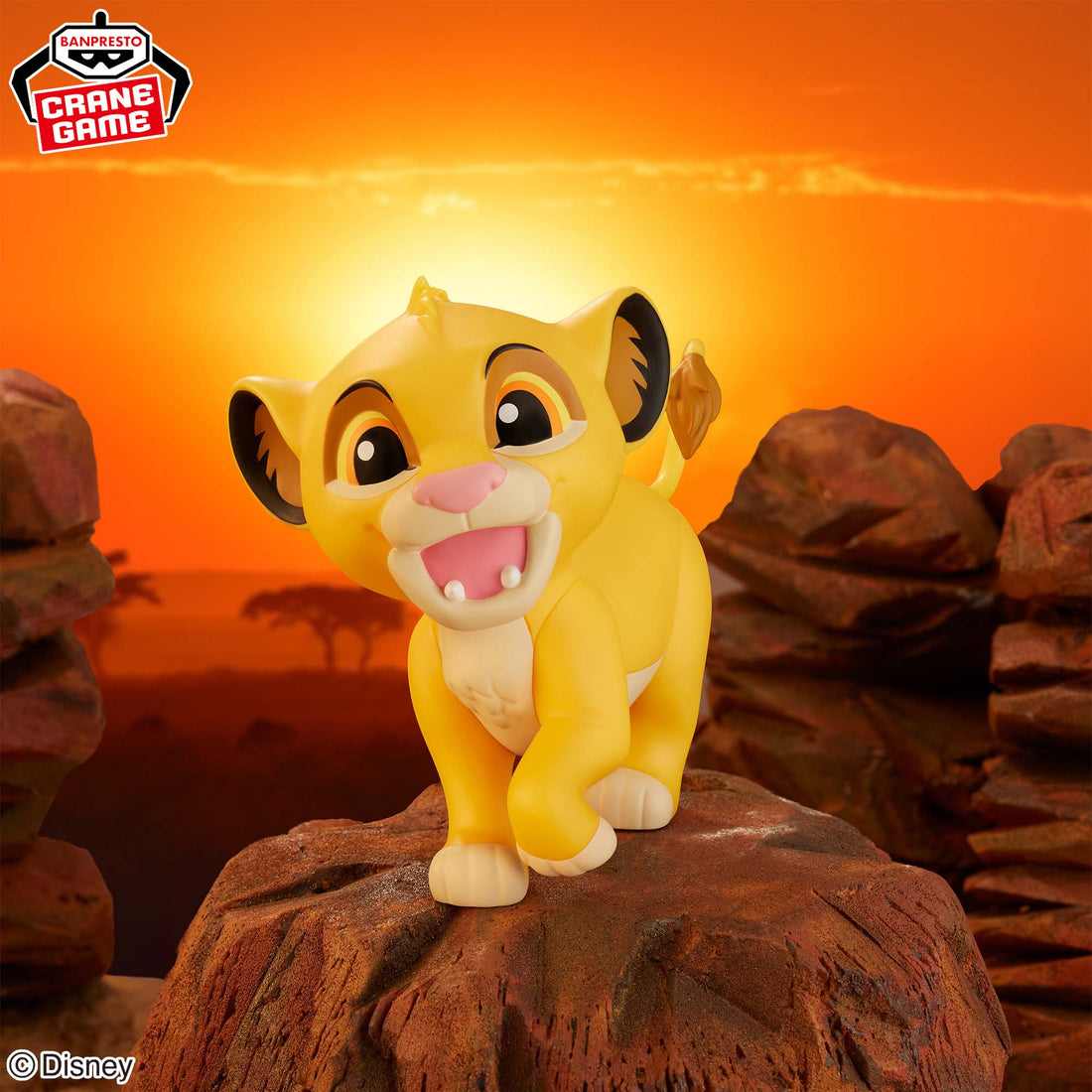 Banpresto Crane Game The Lion King Simba SOFVIMATES Figure main product photo