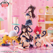 Banpresto Crane Game To Love Ru Darkness Mea Kurosaki Nyarls Collection Figure alternate product photo 4