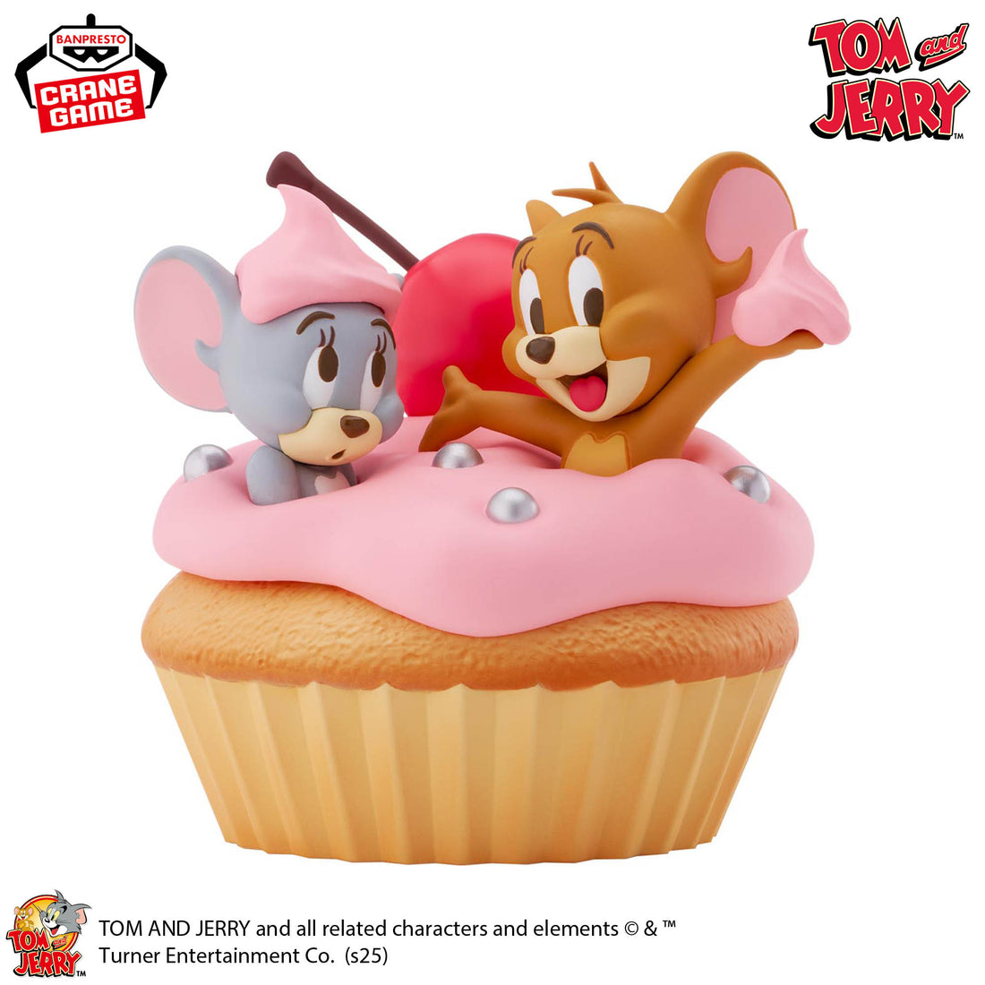 Banpresto Crane Game Tom and Jerry Jerry & Tuffy Sweet Cupcake Big Soft Vinyl Figure alternate product photo 2