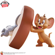 Banpresto Crane Game Tom and Jerry Jerry Yummy Bread Big Sofubi Figure alternate product photo 2