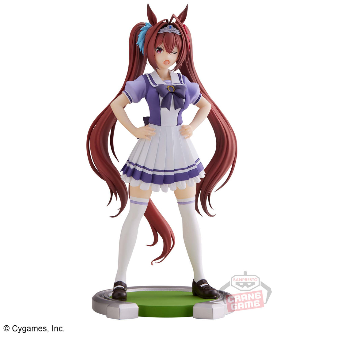 Banpresto Crane Game Uma Musume Pretty Derby Daiwa Scarlet School Uniform Figure main product photo