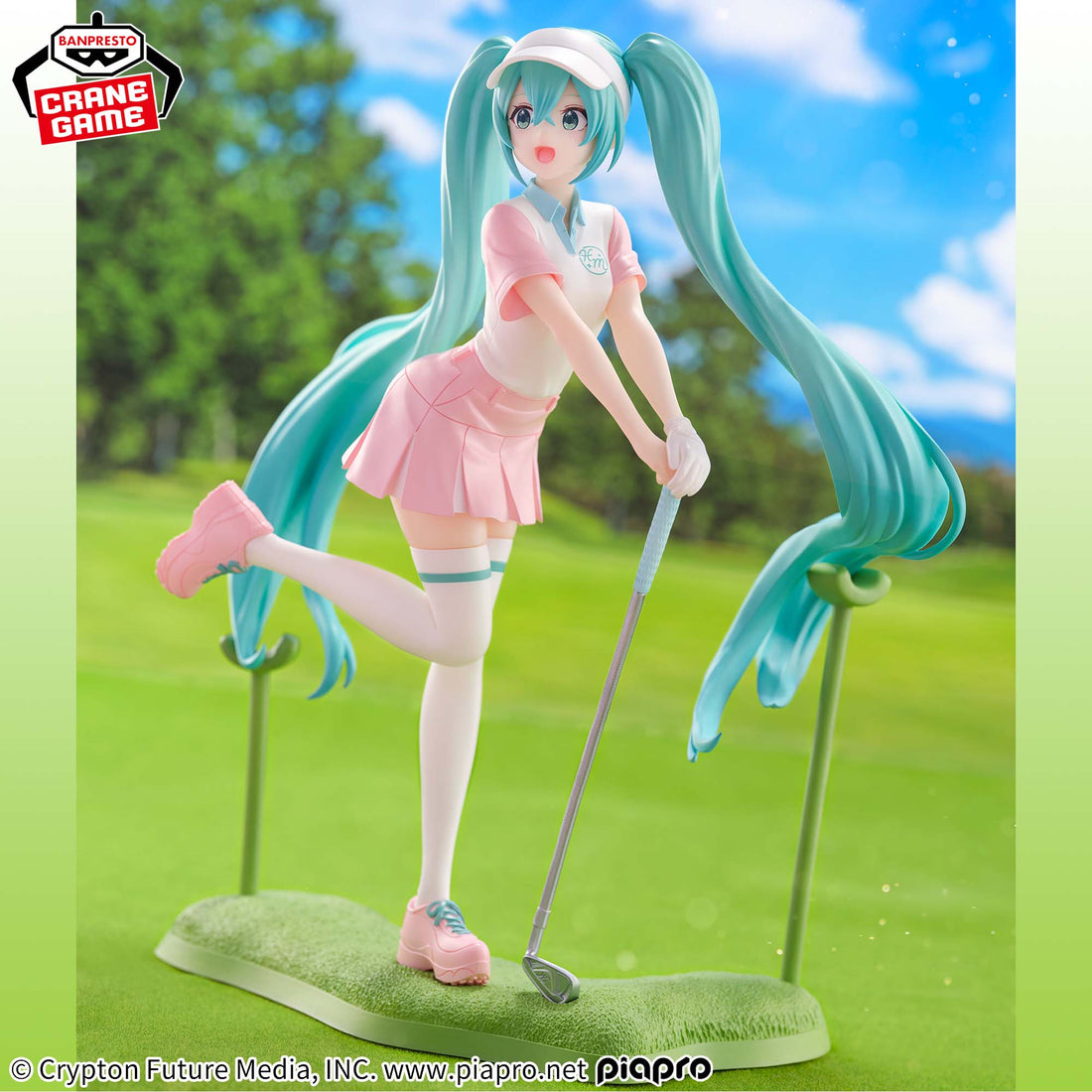 Banpresto Crane Game Vocaloid Hatsune Miku Golf Holiday Memories Figure alternate product photo 3
