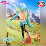 Banpresto Crane Game Vocaloid Hatsune Miku Hiking Holiday Memories Figure main product photo