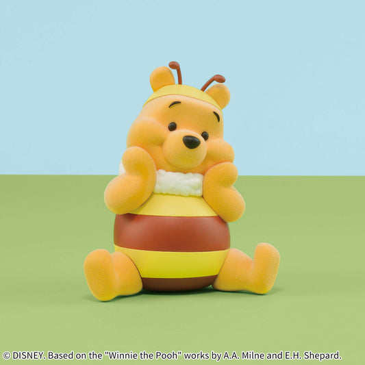 Banpresto Crane Game Winnie the Pooh Bee Costume Fluffy Puffy Figure main product photo