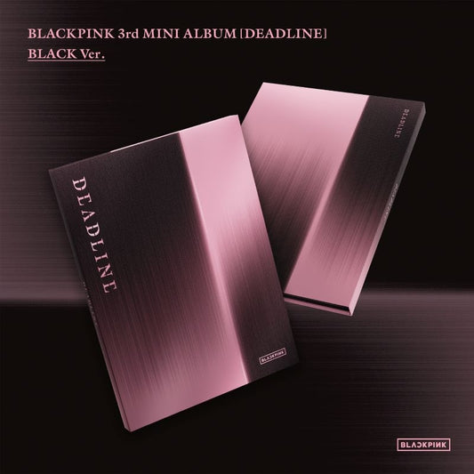 BLACKPINK DEADLINE Black Ver. CD mini album photo-book package