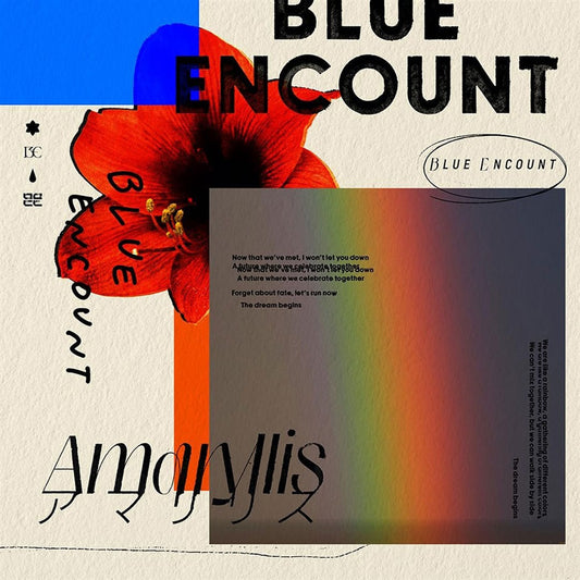 BLUE ENCOUNT Amaryllis Standard CD - front cover