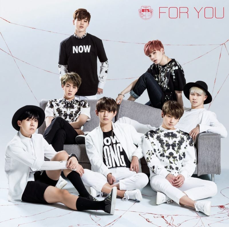 BTS FOR YOU Clear 12-inch Vinyl Single - cover artwork