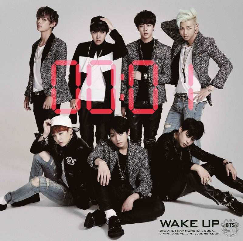 BTS WAKE UP Clear Vinyl 2LP - cover artwork