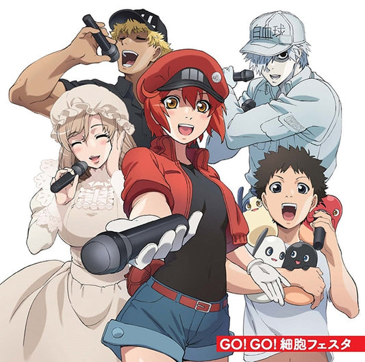 Cells at Work!! GO! GO! Saibo Festa Character Song CD - jacket artwork 1