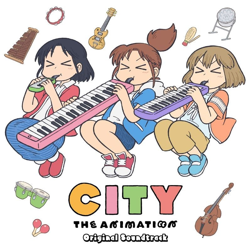 CITY THE ANIMATION Original Soundtrack by Piranians CD - jacket artwork 1