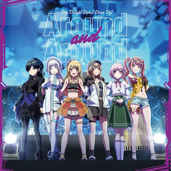 D4DJ All Mix Around and Around by D4DJ Cast CD - jacket artwork 1