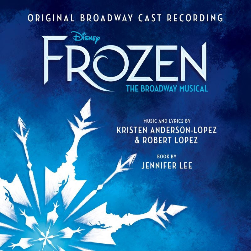 Disney Frozen Broadway Musical Cast Recording CD cover