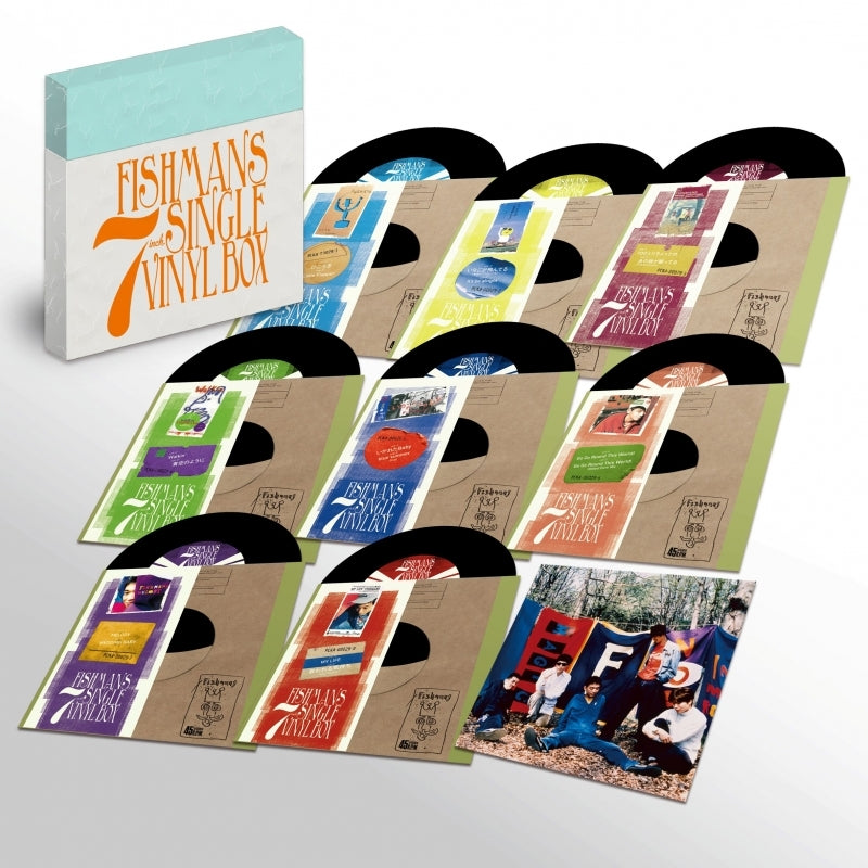 Fishmans Pony Canyon Era Singles 8 x 7-inch Vinyl Box - eight records and individual sleeves