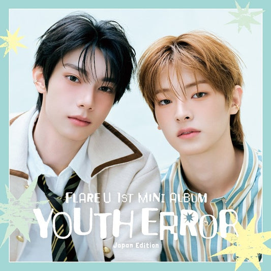 FLARE U YOUTH ERROR Japan Edition standard CD cover featuring Choi Lib and Kang Woojin