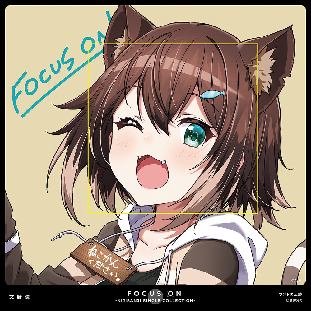Fumino Tamaki Focus On Nijisanji Single Collection CD - front cover