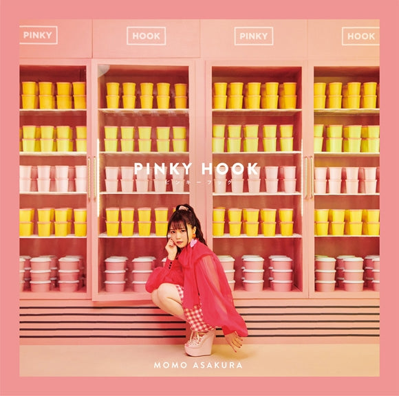 Girlfriend, Girlfriend Pinky Hook by Momo Asakura Standard Edition CD - jacket artwork 1