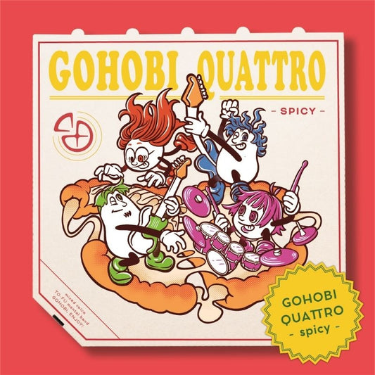 GOHOBI QUATTRO -spicy- Standard Edition CD EP - jacket artwork 1