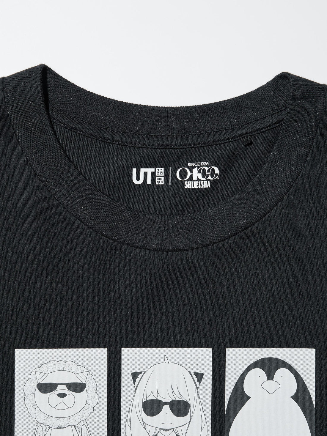 UNIQLO Manga UT Shueisha 100th Spy x Family Forger Family T-Shirt - Black official UNIQLO product photo 06