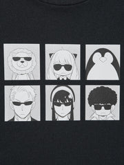 UNIQLO Manga UT Shueisha 100th Spy x Family Forger Family T-Shirt - Black official UNIQLO product photo 07
