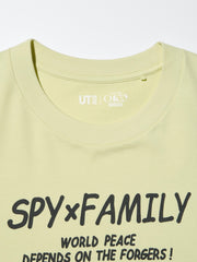 UNIQLO Manga UT Shueisha 100th Spy x Family Anya & Bond T-Shirt - Yellow official UNIQLO product photo 06