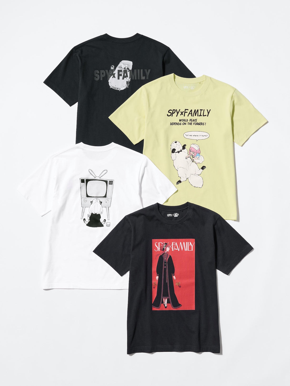 UNIQLO Manga UT Shueisha 100th Spy x Family Yor T-Shirt - Black official UNIQLO product photo 04