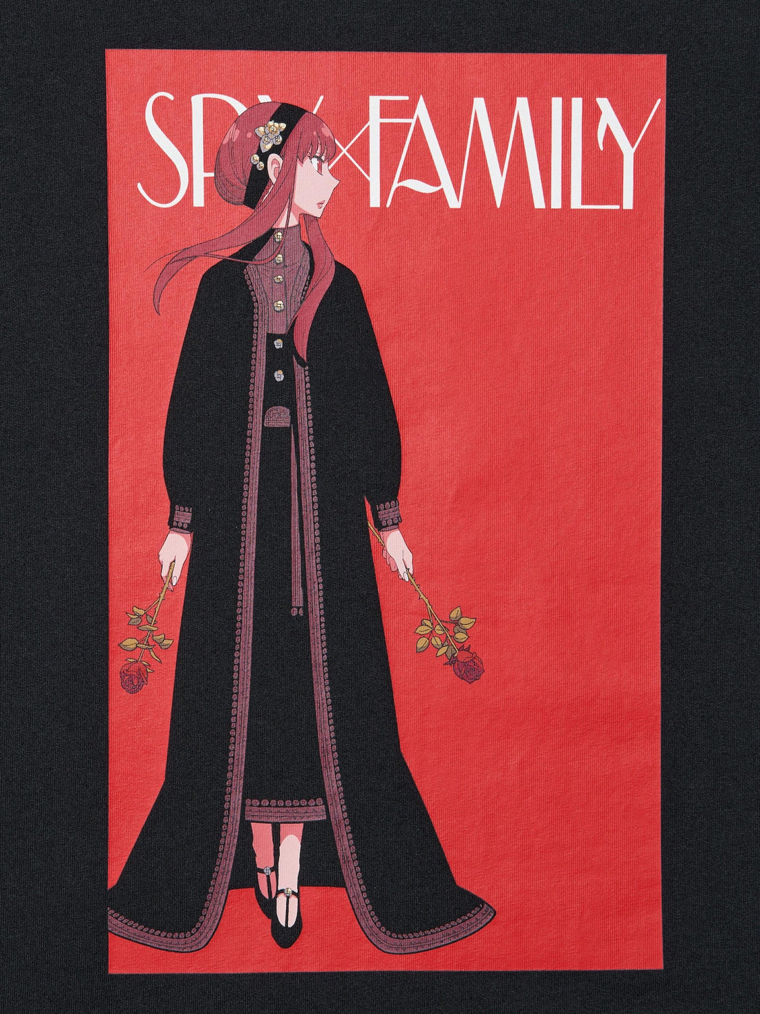 UNIQLO Manga UT Shueisha 100th Spy x Family Yor T-Shirt - Black official UNIQLO product photo 07