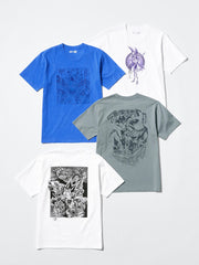 UNIQLO Manga UT Shueisha 100th Yu-Gi-Oh! Kaiba & Blue-Eyes T-Shirt - Blue official UNIQLO product photo 04