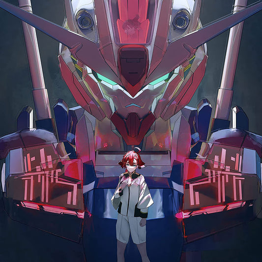 Gundam Witch from Mercury slash Anime CD+Blu-ray - front cover