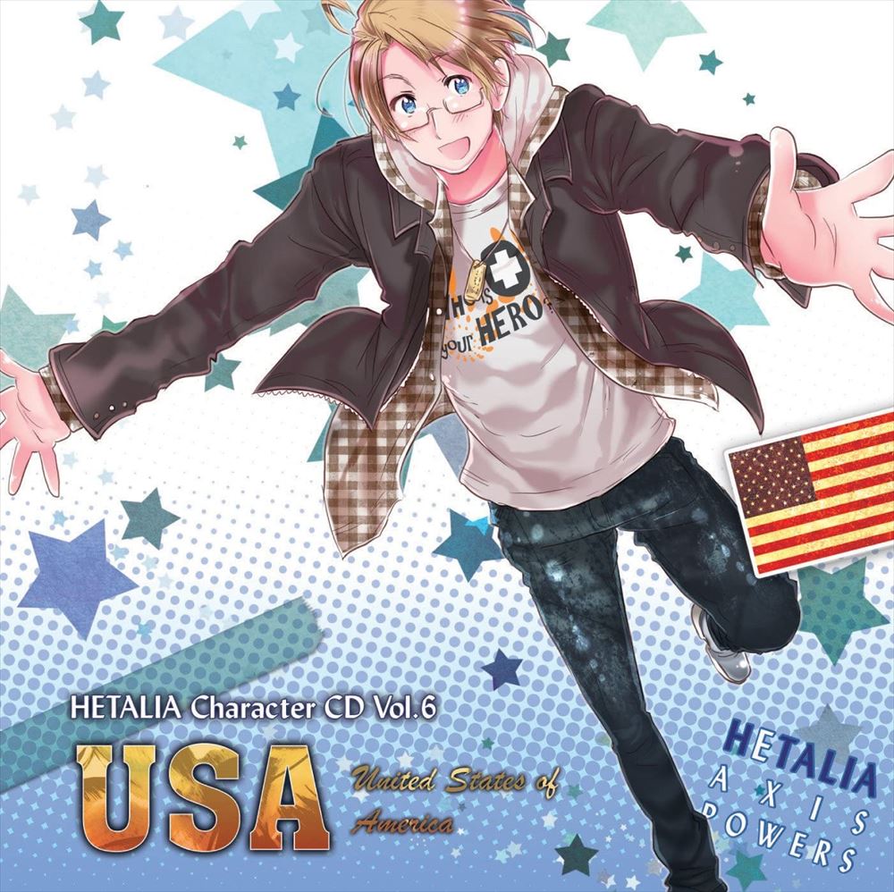 Hetalia Axis Powers Character CD Vol. 6 America - front cover