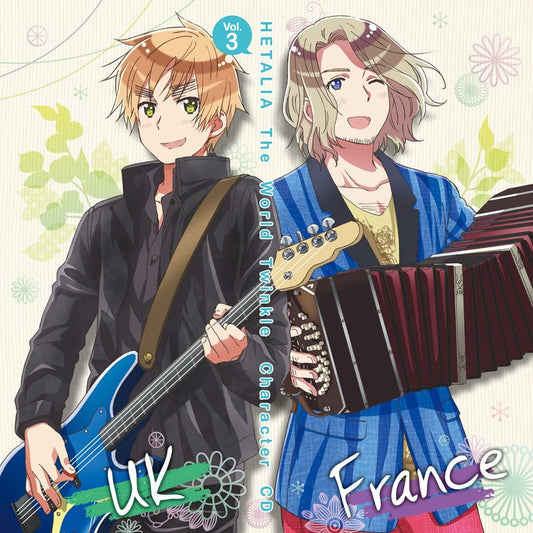 Hetalia World Twinkle Character CD 3 France and England - front cover