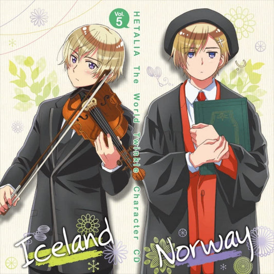 Hetalia World Twinkle Character CD 5 Norway and Iceland - front cover