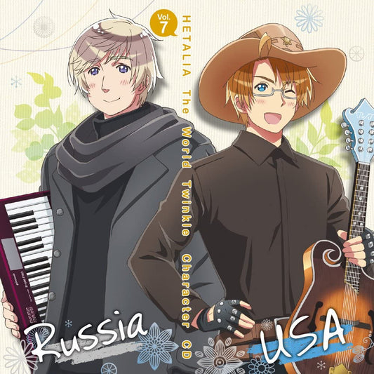 Hetalia World Twinkle Character CD 7 America and Russia - front cover