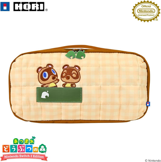 Nintendo Switch 2 Animal Crossing Quilted Medium Pouch - DIY Life - official HORI product image