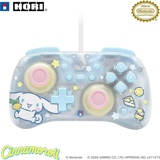 Nintendo Switch 2 HORIPAD TURBO Mini Wired Controller - Cinnamoroll - official HORI product image