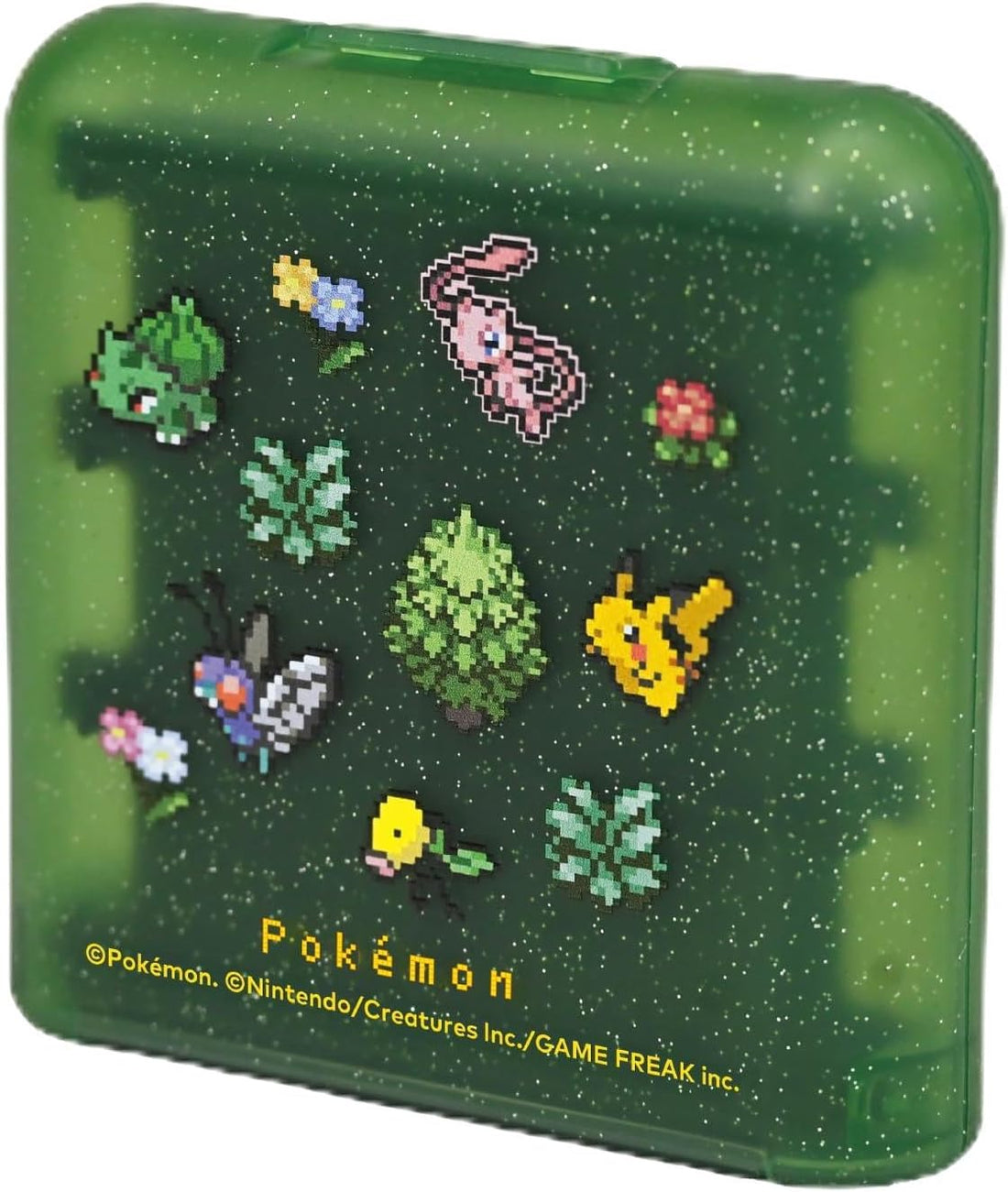Nintendo Switch 2 Pokemon 24-Game Card Case - Pixel Green - official HORI product image