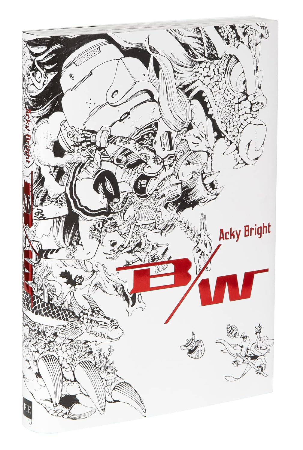 Acky Bright B/W - Japanese edition cover