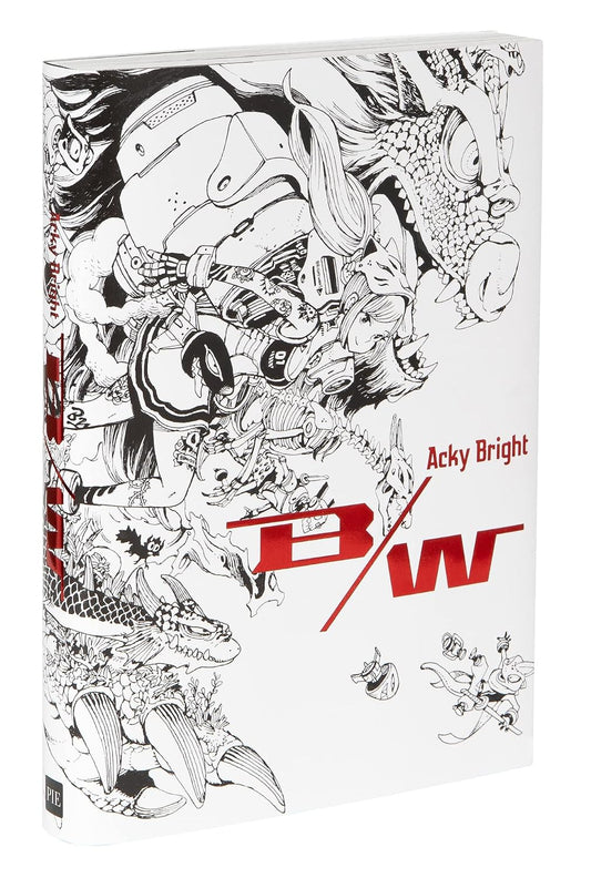 Acky Bright B/W - Japanese edition cover