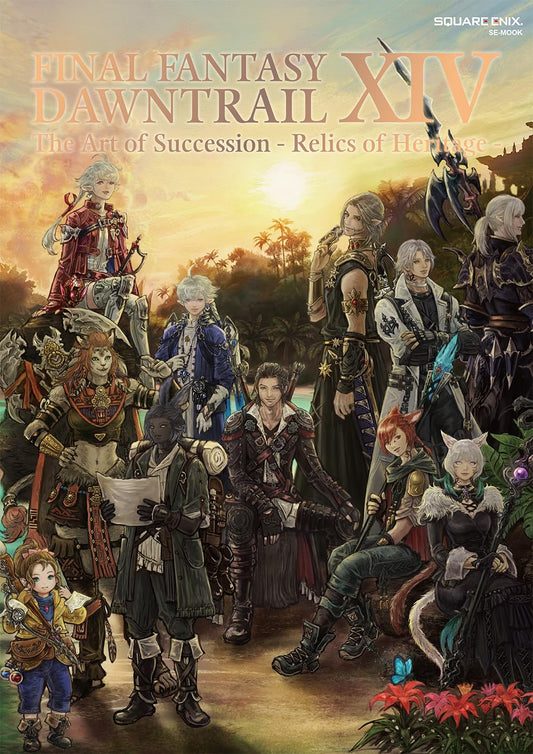 Final Fantasy XIV Dawntrail The Art of Succession - Relics of Heritage - Japanese edition cover