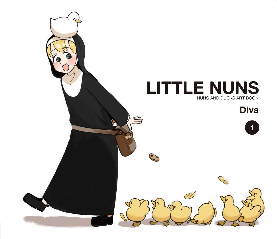 Little Nuns - Nuns and Ducks Art Book Vol. 1 - Japanese edition cover
