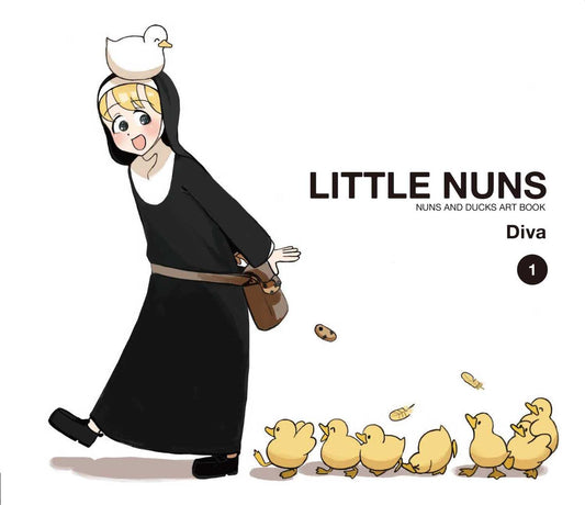 Little Nuns - Nuns and Ducks Art Book Vol. 1 - Japanese edition cover