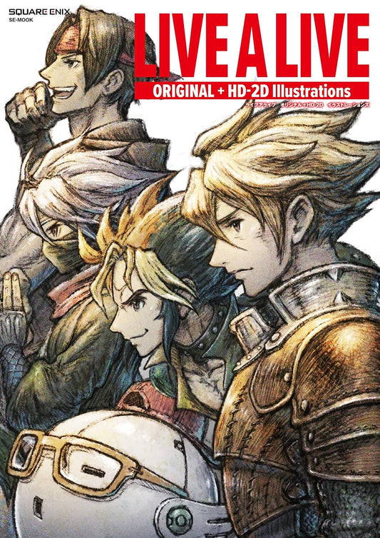 LIVE A LIVE Original + HD-2D Illustrations - Japanese edition cover