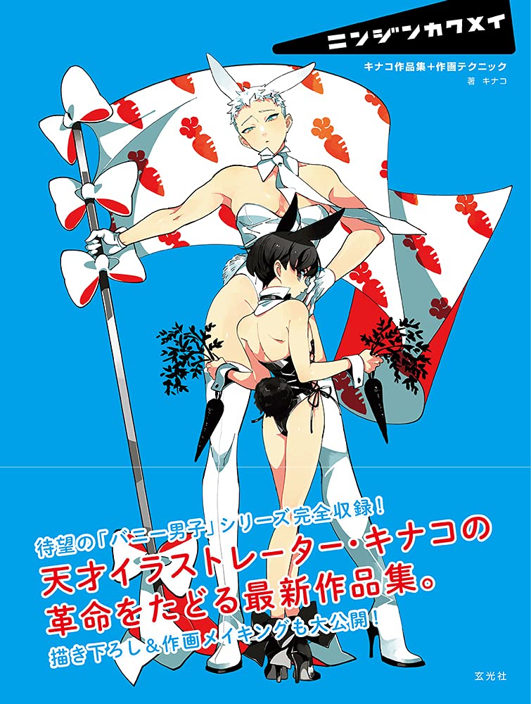 Ninjin Kakumei - Kinako Artworks and Drawing Techniques - Japanese edition cover