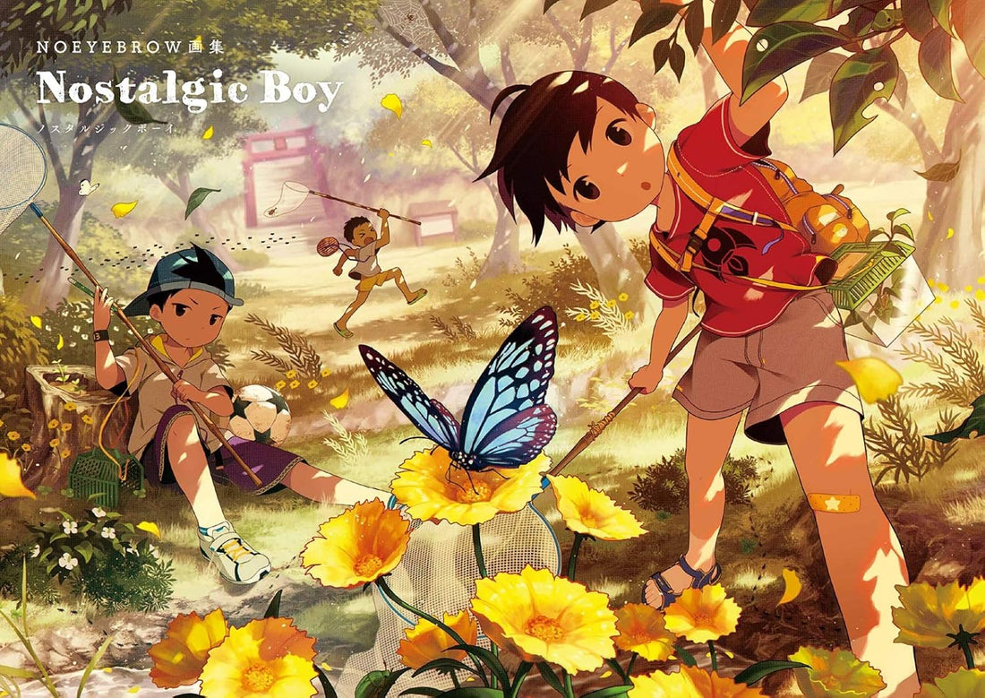 Nostalgic Boy - NOEYEBROW Artbook - Japanese edition cover