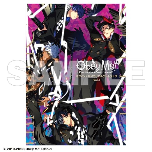 Obey Me! Official Memorial Art Book Vol. 1 - Japanese edition cover