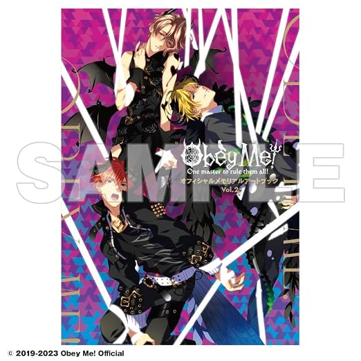 Obey Me! Official Memorial Art Book Vol. 2 - Japanese edition cover